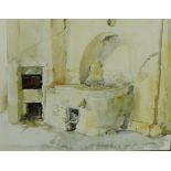 Joy Brock 'The Old Wash House, Dinton II' Watercolour, apparently unsigned, entitled verso, in a