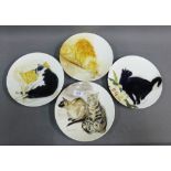 Four Royal Doulton 'Elizabeth Blackadder' limited edition plates, (4)