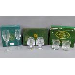 Collection of boxed glassware to include Portmeirion etc., (a lot)