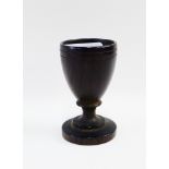 Scottish laburnum egg cup, 7cm high