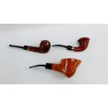 Three tobacco smoking pipes to include Stanwell and Peterson of Dublin, etc, all boxed (3)