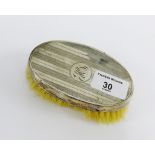 Birmingham silver backed clothes brush