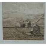 20th Century School 'Bowes More I' Artists Proof Etching, signed indistinctly in pencil and dated '