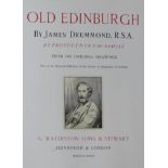 'Old Edinburgh, James Drummond RSA, reproduced in facsimile from his original drawing published by