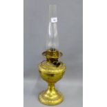 Brass oil lamp