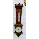 Oak wall barometer