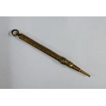 Sampson & Morden yellow metal propelling pencil