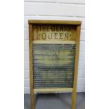 The Glass Queen, a vintage washboard