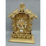 Pine Cuckoo clock, 45cm high