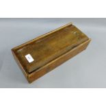 Late 19th / early 20th century country pine candle box