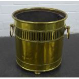 Brass pail, 34 x 33cm