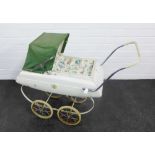 Child's vintage Triang pram, 68 x 68cm