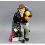 Royal Doulton 'The Old Balloon Man', HN1954, with printed backstamps, 19cm high