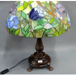 Tiffany style lamp base and shade