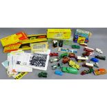 Collection of vintage Dinky and Tri-ang cars and accessories etc., to include Dinky Toys 783