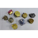 Collection of fishing reels, (9)