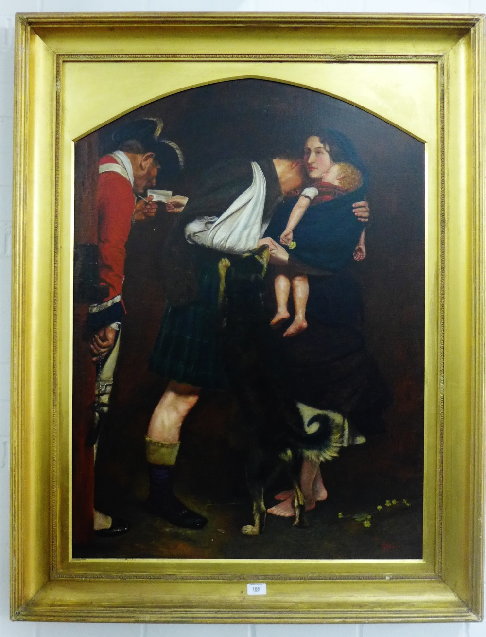 Early 20th Century English School After John Everett Millais 'The Order of Release' Oil-on-Canvas,