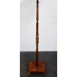 Oak standard lamp, 160cm