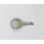 Contemporary silver caddy spoon, Sheffield 1988, 9cm long