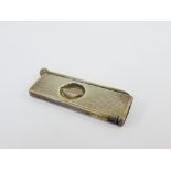 Edwardian silver cigar cutter, Birmingham 1910