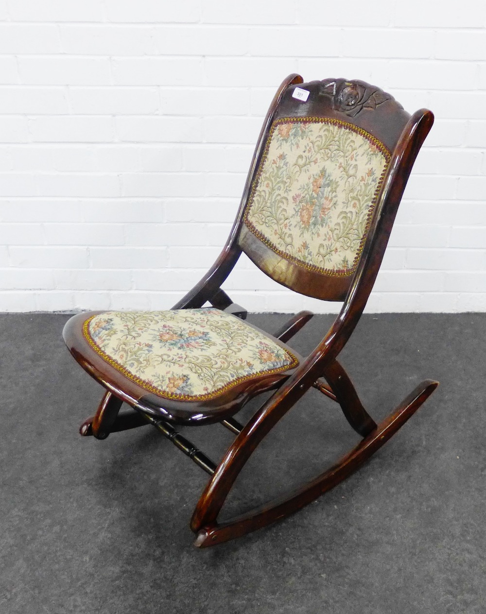 Mahogany metamorphic chair / stairs, 80 x 40cm