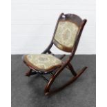 Mahogany metamorphic chair / stairs, 80 x 40cm