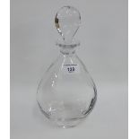 Contemporary Villeroy & Boch glass decanter and stopper, 28cm high