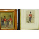 Two Military prints to include 'The Honorable Artillery Company of London' and another, in glazed