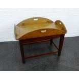 Butlers tray on stand, 60 x 73cm