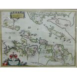 Timothy Pont coloured map of Lorna cum insulis vicinis et provinciis eidem conterminis, published by