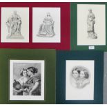 Art Journal steel engravings to include The Royal Sisters, Scottish Lassies & Queen Victoria, etc,