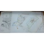 Scotland - a quantity of unframed Town and City Plans, to include Plan of Dunkeld, Glasgow, Ayr