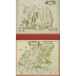 Scotland, two coloured maps by Timothy Pont and published by Blaeu, circa 1662 to include Strath-