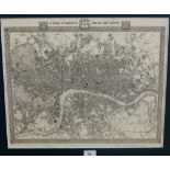 A Plan of London and its Environs, Creighton & Walker for Lewis Topographical Dictionary, in a mount