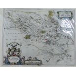 Scotland - Sterlinensis a hand coloured map by Timothy Pont and published by Blaeu, circa 1654,