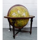 Globo Celeste, reproduction globe on stand, approx 52cm high