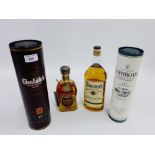 Whisky to include Glenfiddich Solera Reserve, aged 15 years 43% vol, 1 litre and boxed, Cardhu