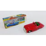 Triang Minic No.2 Clockwork Sports Car with horn, running motor (requires attention), boxed