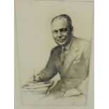 A. Miller Esq. Etched Print In a glazed frame, 29 x 43cm