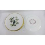 Set of six Coalport British Birds limited edition bone china plates to include 'Whitethroat', 'The