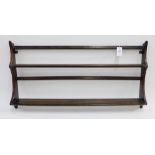 Ercol elm plate rack, 50 x 98cm