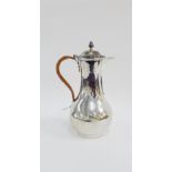 George II silver coffee pot, makers mark for William Cripps, London 1750, 24cm high