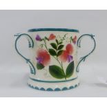 Griselda Hill pottery Wemyss ware floral patterned Tyg, 12cm high