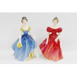 Two Royal Doulton china figures to include 'Winsome' HN2220 and 'Melanie' HN2271, (2)