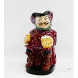 Royal Doulton 'Sir John Falstaff' Toby jug with printed backstamps, 21cm high