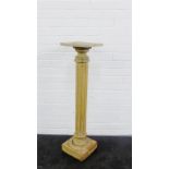 Wooden torchere column 101 x 205cm