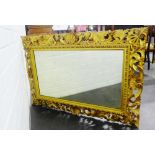 Rococo style gilt wall mirror, 80 x 120cm