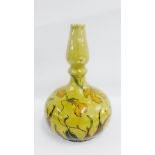 Ernst Wahliss for Turn, Vienna, Art Nouveau double gourd vase painted with stylised flowers, with