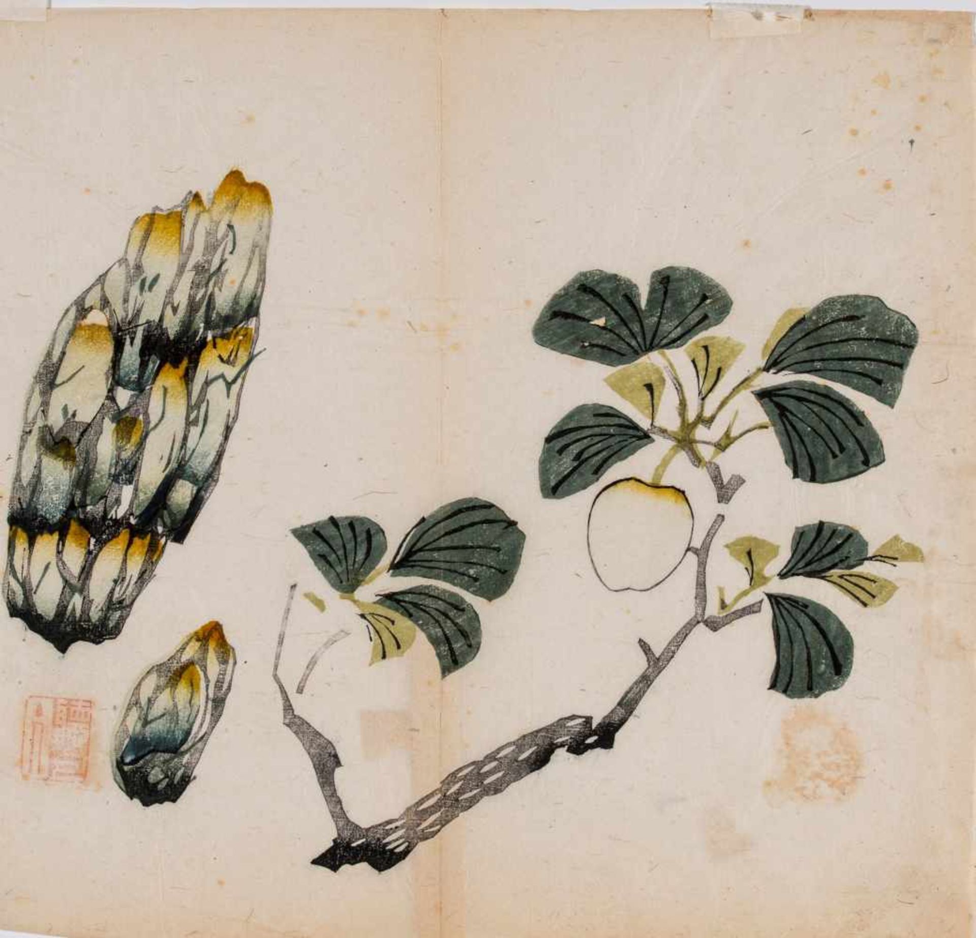 SIX CHINESE COLOR WOODBLOCK PRINTS, 18th CENTURYColor woodblock printsChina, 18th centuryThe six - Image 5 of 7