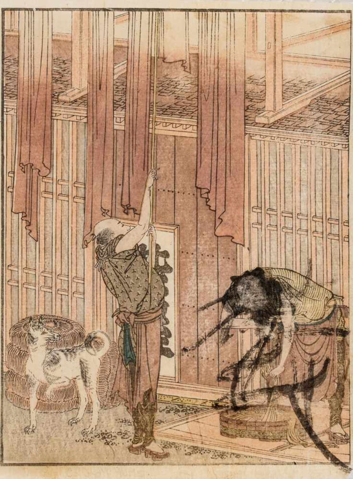 SEVEN JAPANESE COLOR WOODBLOCK PRINTS, 19TH CENTURYOriginal color woodblock printsJapan, 19th - Image 2 of 8